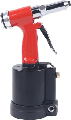Image de Outil pneumatique pour écrous à sertir - Pince à écrous à sertir - Force de traction 1300 kgf - 90–120 psi - Pour 3,2–6,4 mm - Course 16 mm - Rouge