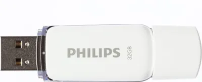 Produktbild von Philips USB-Stick 2.0, 32GB, Snow Edition, 3 Stück, Farbe: Grau