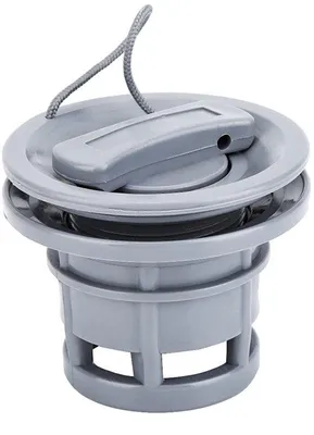 Imagen del producto de Válvula para manguera de embarcación de PVC - Sistema de cierre doble - Accesorio inflable para embarcaciones - Robusta y duradera - Fácil de usar - Válvula para manguera de embarcación