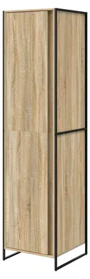 Produktbild von Industrieller Kleiderschrank Sonoma - Modern, stabil und vielseitig