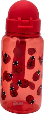 Produktbild von Steuber Kinder Trinkflasche Kids 330ml Marienkäfer für Sport, Schule und Freizeit