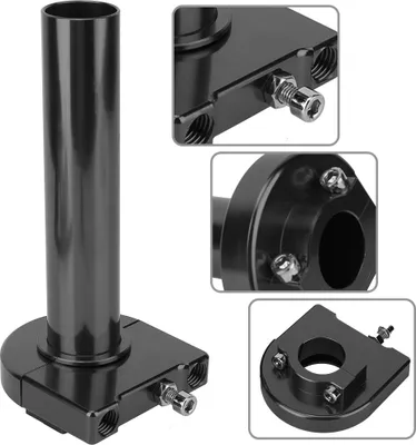 Obrázok produktu pre 22mm hliníkový motocykel Modifikovaný rýchly Twister Riadidlá plynu Otočte rukoväť čierna