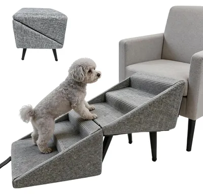 Immagine prodotto di Scala pieghevole 2 in 1 per cani, adatta sia a cani di piccola che di grande taglia