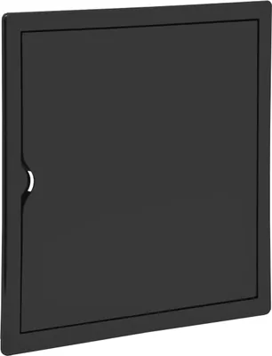 Zdjęcie produktu dla VIRONE | Klapa rewizyjna ID-25/25 - 26,5x26,5 cm - czarna - uniwersalne zastosowanie - wysoka jakość ABS