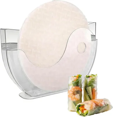 Image de Papier de riz pour rouleaux, stable, 28 cm, accessoire de cuisine pour les rouleaux de printemps