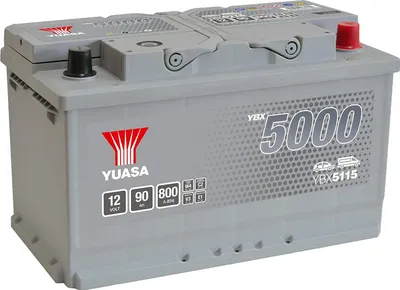 Produktbild von YUASA YBX5000 Starterbatterie 12V 90Ah 800A/EN L4 Batterie