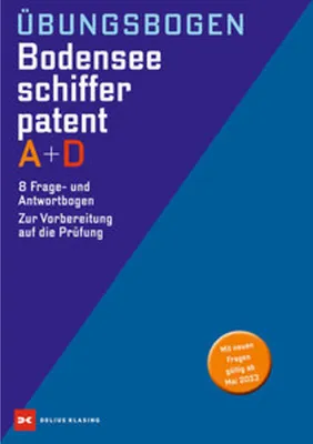 Obrázek produktu pro Übungsbogen Bodensee-Schifferpatent A + D