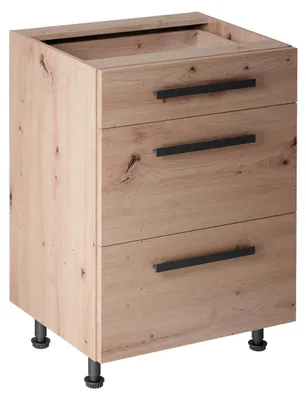Obrázok produktu pre Dolná šuplíková skrinka VALEN 2 - šírka 60 cm, dub artisan