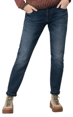 Produktbild von Timezone Damen Regular Jillytz Freizeithose, Deep Royal Blue Wash, 26W 32L EU