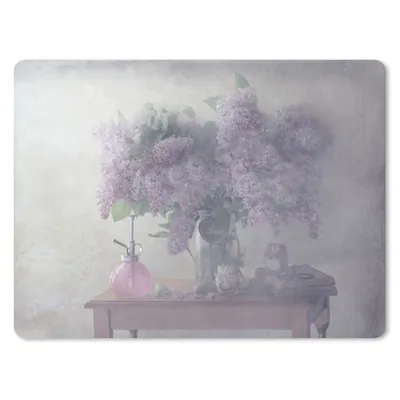 Produktbild von MuchoWow® Mauspad Mousepad Blumen - Tisch - Stilleben 23x19 cm - Mousepads - Maus Mat - Pad - Mausunterlage - Schreibtischunterlage - Mauspad