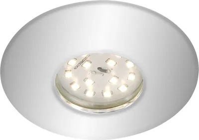 Produktbild von Briloner LED Einbauleuchte rund Chrom IP65 5W Modul 400lm warmweiß 3000K 110°