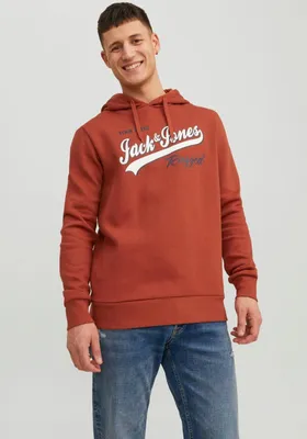 Produktbild von Kapuzensweatshirt JJELOGO SWEAT Cinnarbar XL