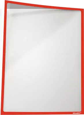Produktbild von Ultradex Infotasche 889305 435x312mm rot 5 St./Pack.