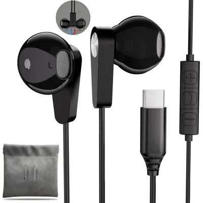 Produktbild von USB C Kopfhörer mit Mikrofon für Samsung S25 Ultra S24 A36 A35 A16 A55 A54 A53 I