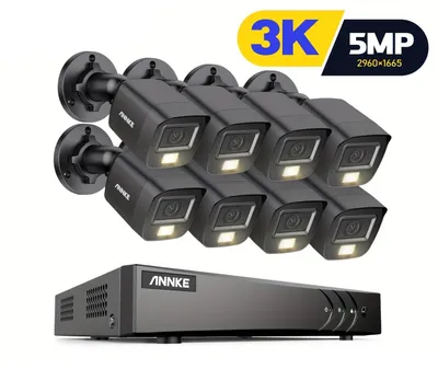 Productafbeelding van 5MP Beveiligingssysteem - Camerasysteem - Videobewaking - Security Camera - CCTV Set - 16-Kanaals Recorder