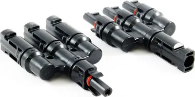 Produktbild von Solarstecker Solarkabel Solarmodul Steckverbinder PV Stecker: T 3 fach Stecker