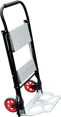 Produktbild von 2 in 1 Transportkarre mit Trittleiter 2 Stufen