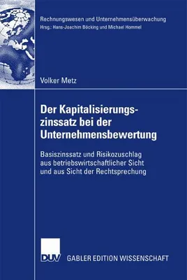 Obrázok produktu pre Der Kapitalisierungszinssatz bei der Unternehmensbewertung