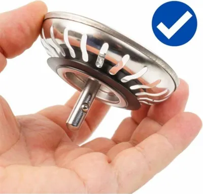 Obrázek produktu pro Těsnicí kroužek 1 kus, Náhradní těsnění pro odtokový filtr, Robustní těsnění z PVC pro vany a kuchyňské baterie, S dlouhou životností