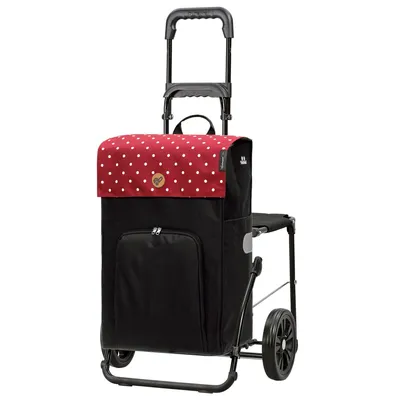 Immagine prodotto di Andersen SHOPPER MANUFAKTUR carrello della spesa Komfort Shopper Malit 45L Red rosso