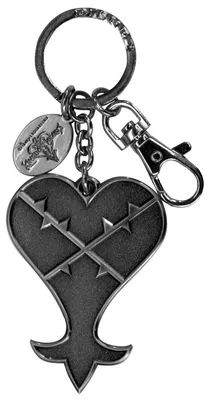 Immagine prodotto di Portachiavi in metallo Kingdom Hearts logo Heartless