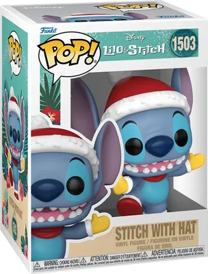 Immagine prodotto di Figurka Funko Pop! Disney Stitch w Czapce Mikołaja - Winylowa Premium