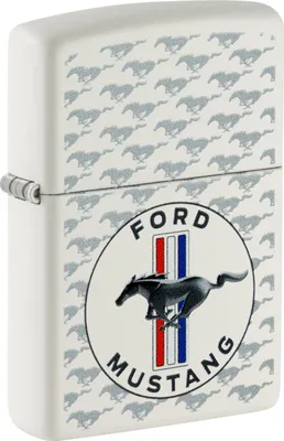 Produktbild von Zippo Feuerzeug 60006124 Ford Mustang Horse & Bars Sturmfeuerzeug robustes Sammlerstück