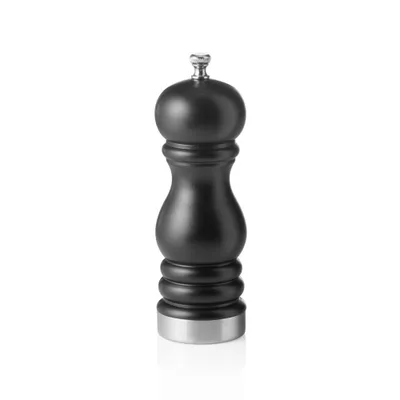 Produktbild von Pfeffermühle schwarz matt mit Keramikmahlwerk ØxH: 5,4 x 15 cm
