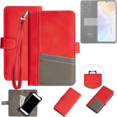 Produktbild von K-S-Trade Handy Schutzhülle für Ulefone Note 20 Pro Hülle Portemonnee Brieftasche Klapphülle Kartenfächer Flip Wallet Case Etui