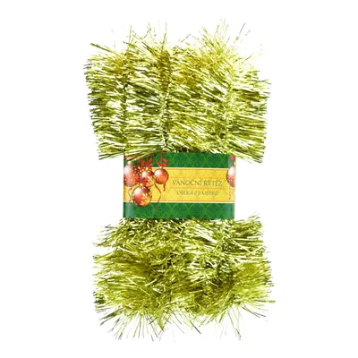 Produktbild von Weihnachtskette gold 7cm x 2,5m