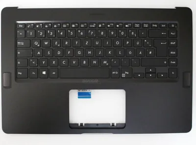Produktbild von Tastatur DE Topcase für Asus UX550 UX550V UX550VE UX550GE UX550GD mit Beleuchtung