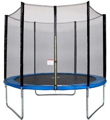 Image de Trampoline Kangui, Ø 250 cm, MAXI ECO, Bleu, Avec Filet de Protection