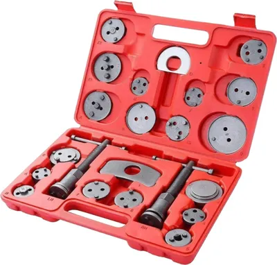 Produktbild von TWOLIIN 22tlg Bremskolbenrücksteller Set Universal Bremssattel Werkzeug Kolbenrücksteller Bremsen Rücksteller Werkzeug KFZ Auto