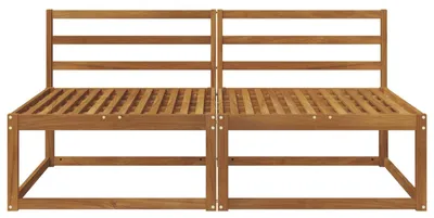 Produktbild von "im Sonderangebot"2 Stück Outdoor Mittelsofa/Couchgarnitur - CLORIS - Outdoor-Möbel - für Garten/Terrasse - Massivholz Akazie Natur - Gartensofas Promotion254608