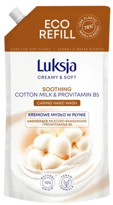 Obrázek produktu pro Luksja Tekuté mýdlo Bavlna Milk a provitamin B5 900 ml