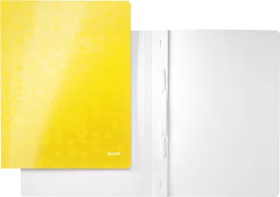 Image de LEITZ 3001-00-16 Classeur à levier WOW, DIN A4, carton, jaune