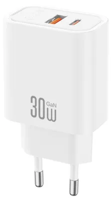 Produktbild von XO Wandladegerät CE42 PD 30W 1x USB-C 1x USB weiß