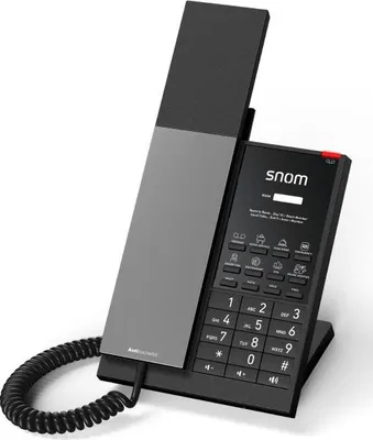 Produktbild von Snom HD350A, IP-Telefon, Schwarz, Kabelgebundenes Mobilteil, Tisch/Wand, Antibakteriell, 100 - 240 V