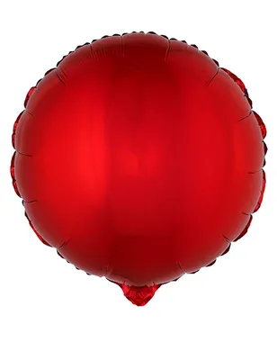 Produktbild von Folienballon rund rot 45 cm - Einheitsgröße