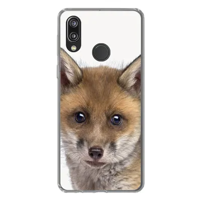 Produktbild von MuchoWow® Handyhülle Schutzhülle Hülle für Huawei P20 Lite (2020) Fuchs - Tiere - Jungtier - Jungen - Mädchen - Kind Silikon Softcase Handy Hülle - Kartenhalter