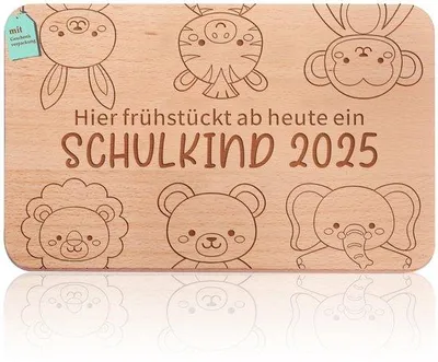 Obrázek produktu pro Schulbank aus Buche mit Gravur Schüler 2025 - Rückkehr zur Schule Geschenk für Jungen und Mädchen