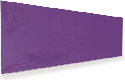 Produktbild von Glasbild 150x60cm in XXL für Wohnzimmer, Schlafzimmer Motiv Lila Hintergrund II