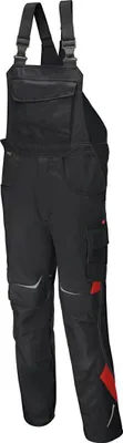 Produktbild von Kübler Latzhose Pulsschlag Gr.56 schwarz/rot