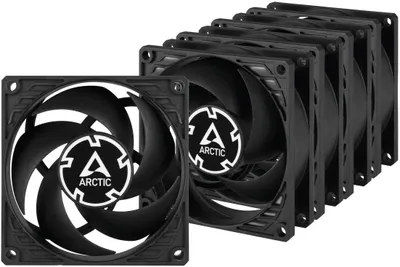 Obrázok produktu pre Arctic P Series 8 - Ventilátor do skrine - 80 mm (balenie 5 kusov)