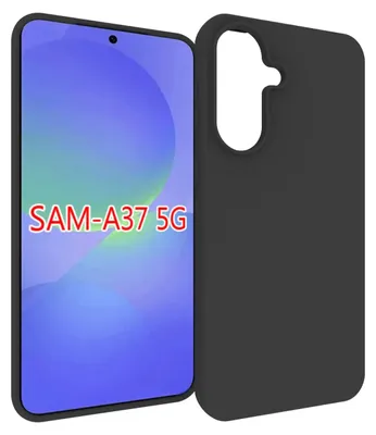 Productafbeelding van MobyDefend Hoesje - Geschikt voor Samsung Galaxy A37 - TPU Backcover - Mat Zwart