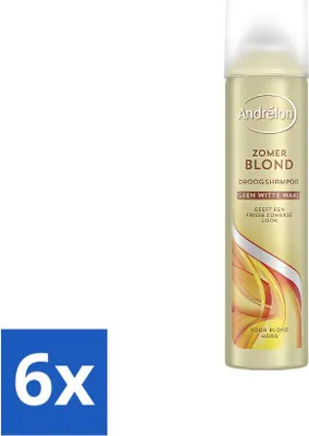 Produktbild von Andrélon Trockenshampoo Sommerblond 245 ml - Vorteilspack - 6 Stücke