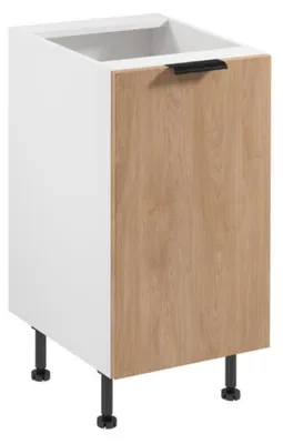 Immagine prodotto di Mobile da cucina basso Mobile base Armadio Bianco-beige Cucina Angolo cottura