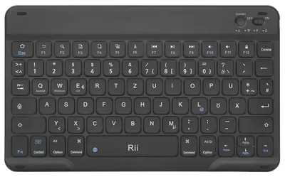Produktbild von Tablet Tastatur Bluetooth Kleine QWERTZ Schwarz Breite Kompatibilität und Bluetooth