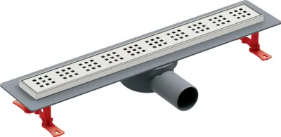 Produktbild von Lineare Duschrinne mit Lochrost, Länge 500 mm