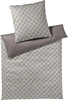 Produktbild von JOOP! Mako-Satin-Bettwäsche Cornflower Double Farbe Taupe Größe 200x200+2x80x80